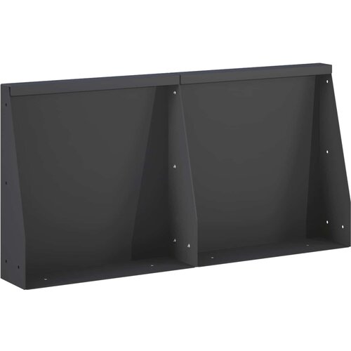  Zid za zadržavanje 2 kom. 40 x 12 x 30 cm Čelik Crna Cijene