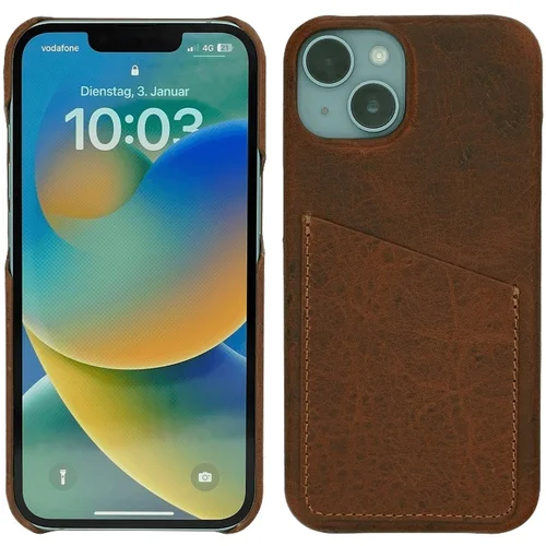  Wachikopa Navlaka za iPhone 13, držač za kartice, koža – Full Leather Case iPhone 13