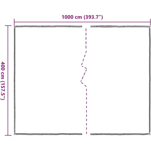  Prozirna cerada s u&amp;scaron;icama 4x10 m polietilen Slike