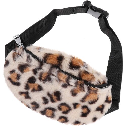 Venisymlis Cheetah Fanny Pcs Leopard Girls Boho For Girl Pcs -1Pc Leopard Design Torbica Za Okoli Pasu Plišasta Naprsna Torbica, (22070071) Cene