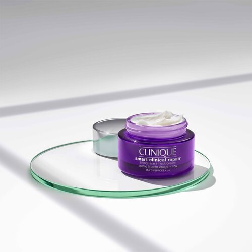 Clinique Smart Clinical&amp;trade; Repair Lifting Face + Neck Cream pomlajevalna krema za obraz in vrat 75 ml Slike