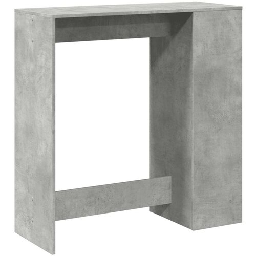 VidaXL Barski stol s držačima siva boja betona 101x40x103,5 cm drveni Slike