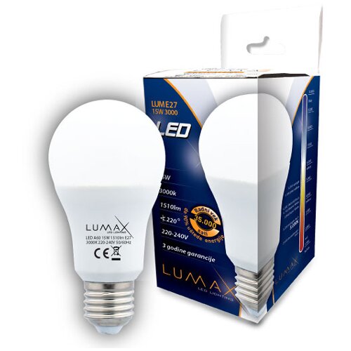 Lumax LED SIJALICE E27-15W-1510LM-3000K-35.000H-CIP SAMSUNG Cene