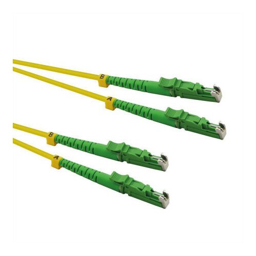 Roline FO jumper cable duplex, 9/125µm, OS2, LSH/LSH, APC polish, LSOH, žuti, 2 m ( 5134 ) Slike