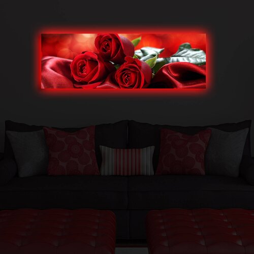 Opviq Slika na platnu sa LED osvetljenjem 30x90cm Cene
