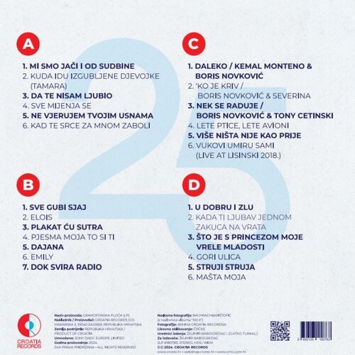  BORIS NOVKOVIĆ - 25 GREATEST HITS (LP) Slike
