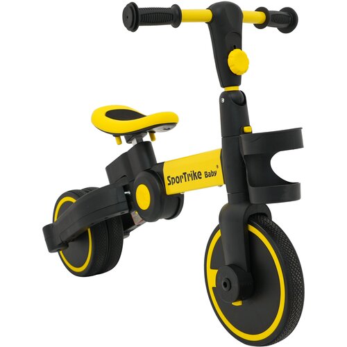  Tricikl Happy Bike 3in1 - žuti Slike