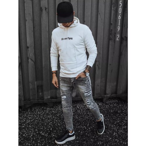 DStreet Men's cream sweatshirt BX5476 Cijene