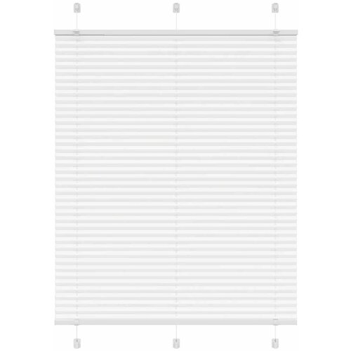 VidaXL Plisirana žaluzija Bela 105x100 cm &amp;Scaron;irina tkanine 104,4 cm Slike