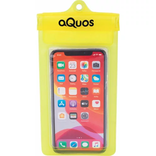AQUOS PHONE DRY BAG Vodotěsné pouzdro na mobil, žuta, veličina