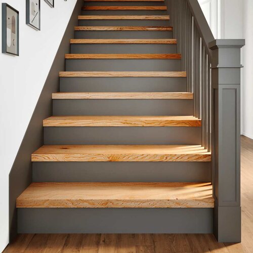vidaXL Podloge za stopnice 4 kosi rjave 90x30x2 cm trdna hrastovina Cene