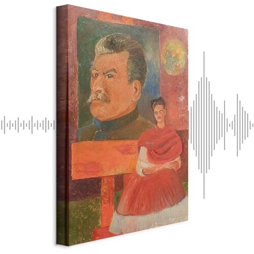  Slika - Frida Kahlo &ndash; Self-Portrait with Stalin 60x90 Akustična Cijene