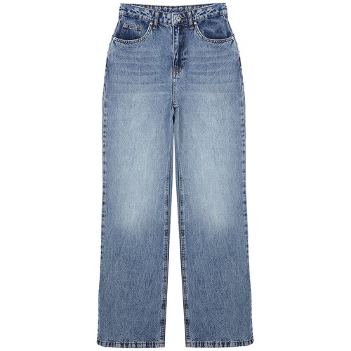 Trendyol Ženski pantalone TWOAW25JE00091, Plave Cene