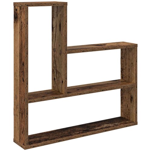 vidaXL Zidna polica Staro drvo 60 x 11 x 60 cm Konstruirano drvo - Staro drvo Cene