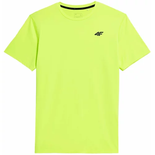 4f Funkcionalna majica neonsko zelena / črna