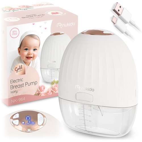 Nukido NK-964 Three-Phase Electric Breast Pump for Comfortable Milk Expression, (21740288) Cene