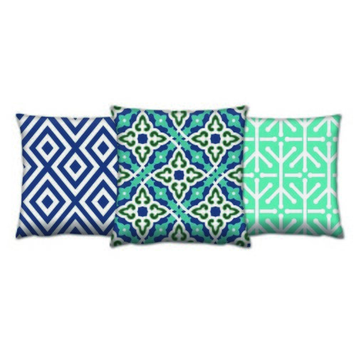 Aberto Design AC 4244 4656 4254 Set od 3 ukrasna jastuka, 43 x 43 cm, Šareni Cene