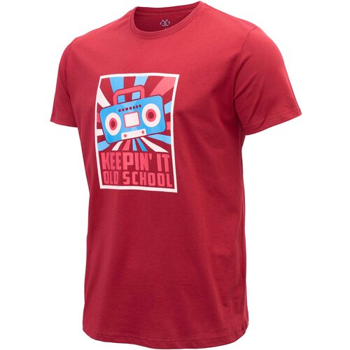 BRILLE Muška majica Old School T-shirt, Crvena Slike