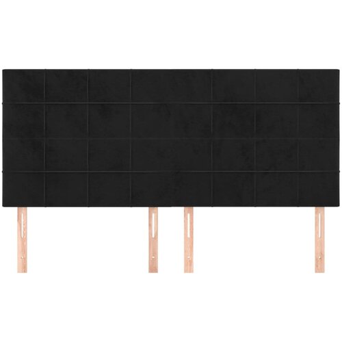  Uzglavlje Crno 180x5x118/128 cm Bar&amp;scaron;unasto Slike