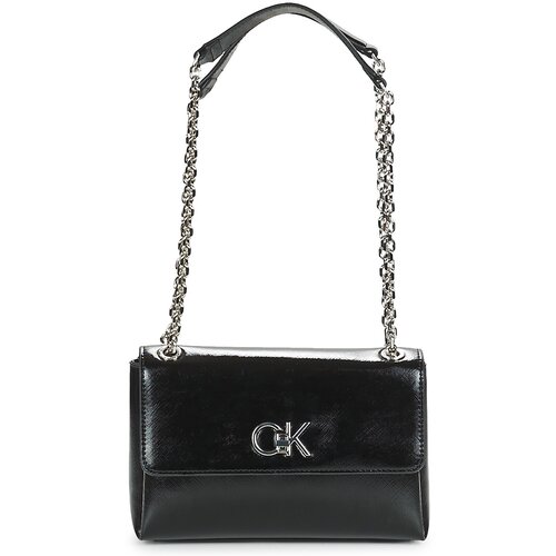 Calvin Klein Jeans RE-LOCK EW CONV CROSSBODY SAFF Crna Slike
