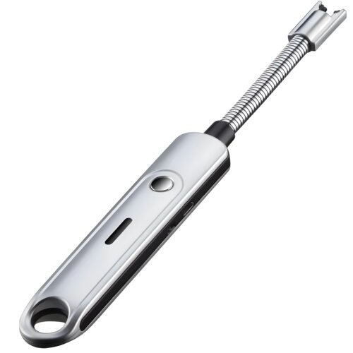Oem Univerzalni električni upaljač s USB punjenjem - Srebrna Cijene