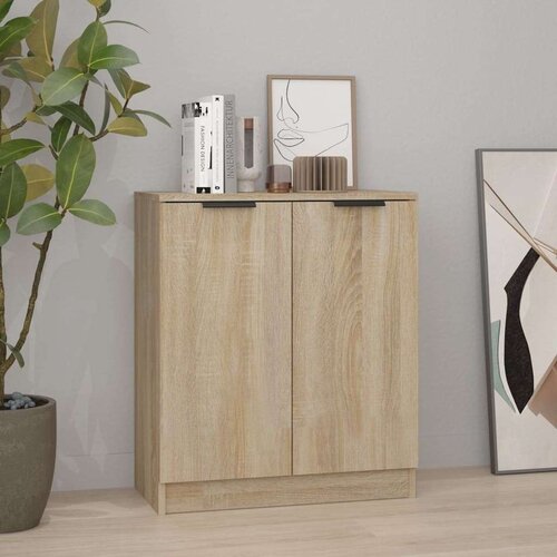  Komoda sonoma hrast 60x30x70 cm konstruiran les, (20601127) Slike