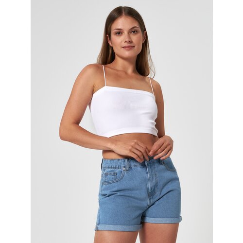 Sinsay ženske high waist mom kratke hlače od trapera 0392U-55J Slike