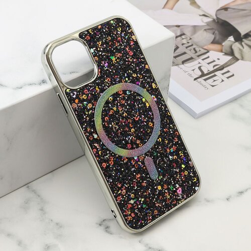  Futrole GLAM GLOW MagSafe za iPhone 11/ crna Slike