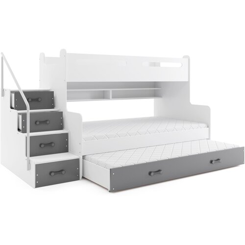 BestBed Pograd Max 3 za 3 osebe v ve barvah-Siva Slike