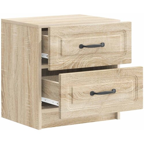  Noćni ormar s ladicama 2 pcs Hrast sonoma 43 x 34,5 x 44,5 cm Slike