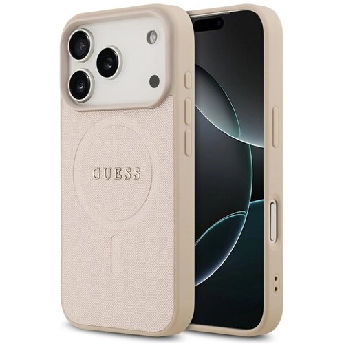 Guess SAFFIANO KLASIČNI OVITEK MAGSAFE Z LOGOM ZA IPHONE 17 PRO ZAŠČITA, (5000338011) Cene