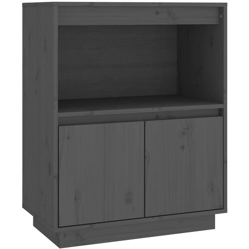 Maison Chic Komoda - Predalnik siva 60x34x75 cm trdna borovina, (21715992) Slike