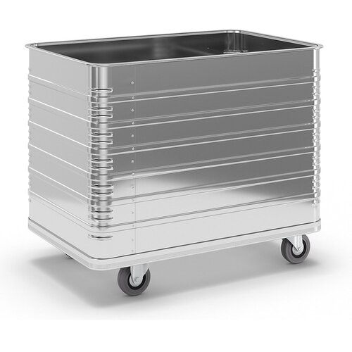 Zarges aluminijasti zabojni voziček, prostornina 415 l, z robnim in talnim profilom Cene
