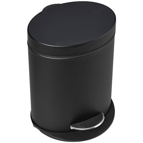 Venus kanta za otpad s nožnim mehanizmom (3 l, Crne boje, Ovalno, Metal) Slike