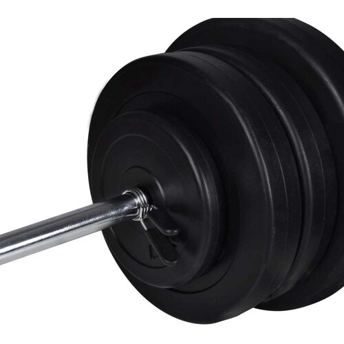 vidaXL dvoručni uteg i 2 cijevi za utege od 60,5kg Cijene