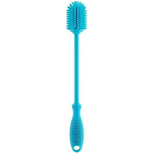 Chicco Cleaning Brush Silicone krtača za či&amp;scaron;čenje Blue 1 kos Slike