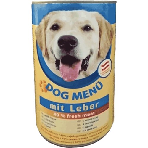 Austria Pet Food konzerva za pse Dog Menu, 415 g - jetra Slike