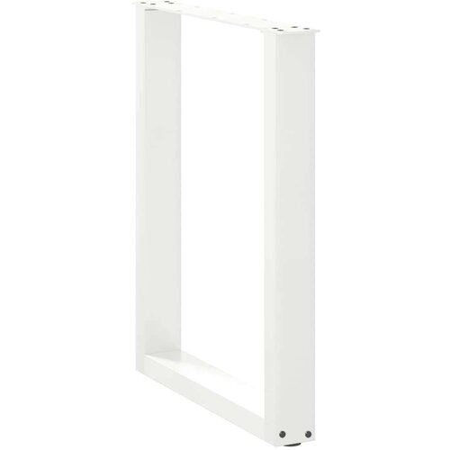  Noge stolića za kavu U-oblika 3 kom bijele 70x(72-73) cm čelik Slike