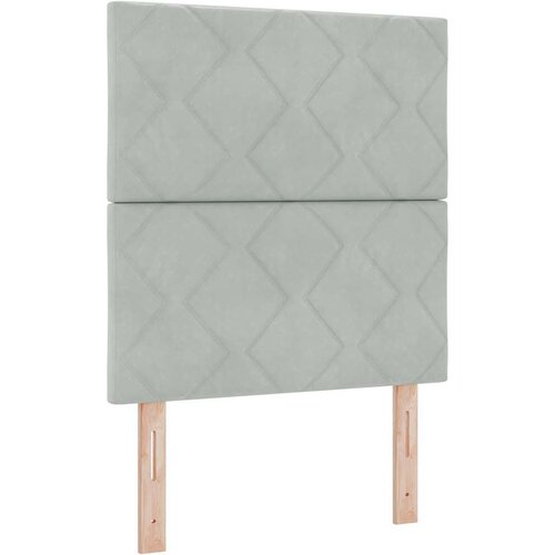  LED Box Spring Krevet Svijetlo siva 80 x 200 cm Bar&amp;scaron;un Slike