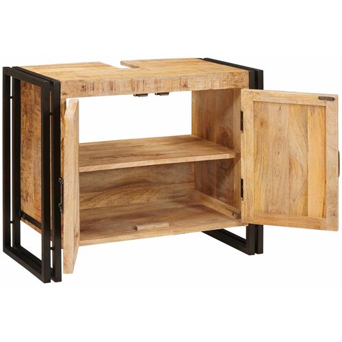  za umivaonik Smeđa 71 x 33 x 58 cm Čvrsto drvo manga Slike