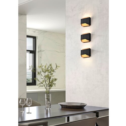 Trio Leuchten Stenska svetilka črna 12 cm z LED 3-stopenjsko zatemnitvijo - Tyko Cene