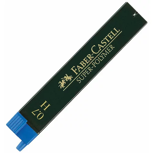 Faber-castell Mine za tehnični svinčnik Faber-Castell, H, 0.7 mm, 12 kosov