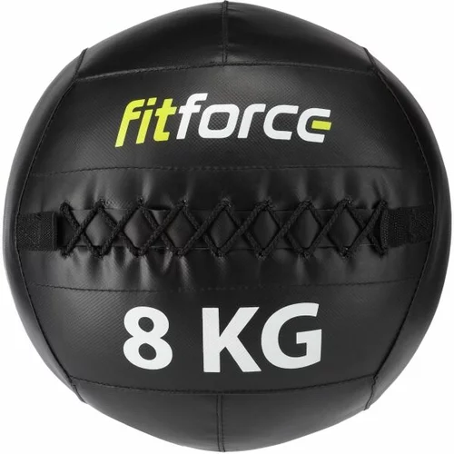 Fitforce WALL BALL 8 KG Medicinka, crna, veličina