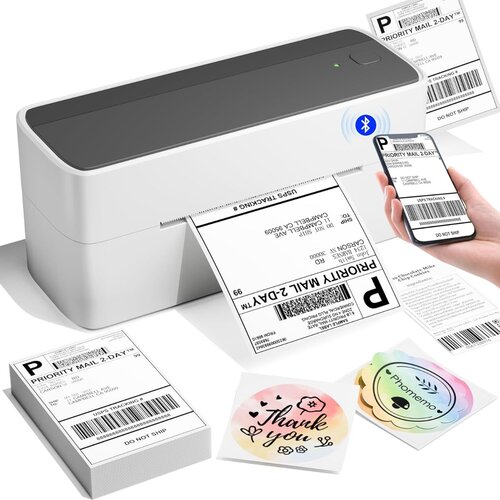 INF Bluetooth termični tiskalnik 203 dpi 150mm/s 108mm USB+BT Labelife White+Black, (5000309295) Cene