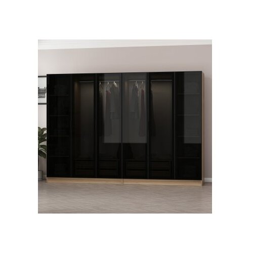Hanah home Ormar Kale 270x210x52cm Siva Slike