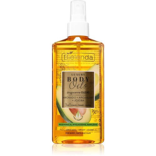 Bielenda Luxury Body Oils Avocado + Argan + Jojoba olje za obraz, telo in lase 150 ml Cene