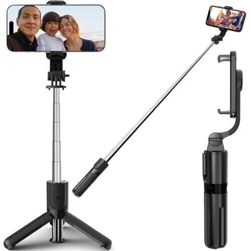 TECH-PROTECT L02S BLUETOOTH SELFIE STICK STATIV ČRN, (22086661) Cene