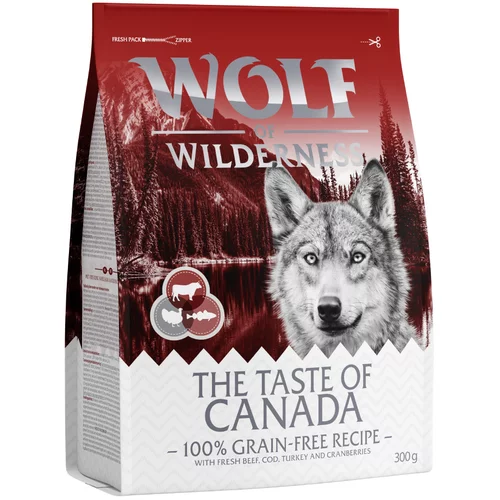 Wolf of Wilderness Probno pakiranje! suha hrana za pse - The Taste Of Canada (bez krumpira, 300 g)