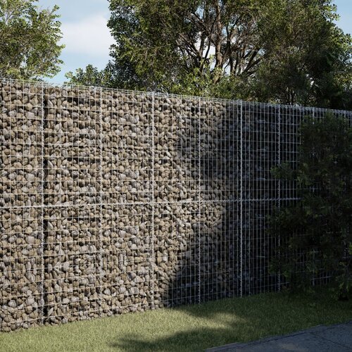 vidaXL Gabionska košara s pokrovom 200x100x200 cm pocinkano železo Cene