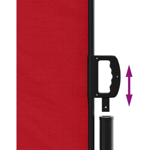  Uvlačiva bočna tenda 140 x 1000 cm crvena Slike